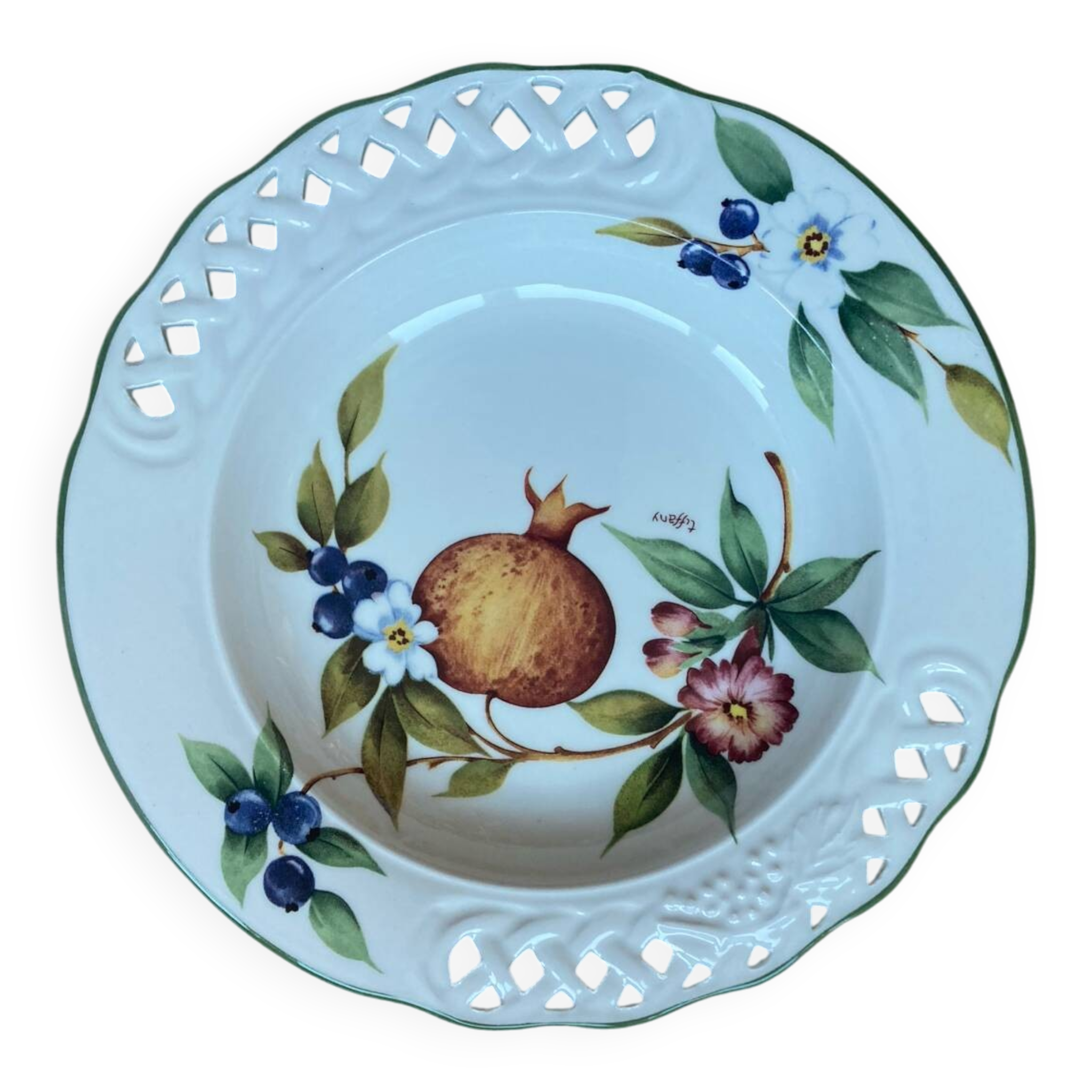 Assiettes creuses Tiffany