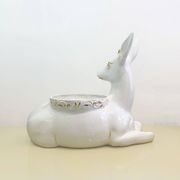 Vintage Italian Antica Athena Deer Faun Ceramic Flower Planter c.1980s