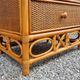 Semainier Maugrion for Roche Bobois, wood and rattan, 80s