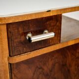 Set of Two Art Déco nightstands, by Jindřich Halabala, 1940s Czechoslovakia