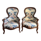 Voltaire armchairs