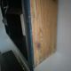 Wooden wall shelf