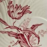 Set of 6 Fontanges Sarreguemines dessert plates