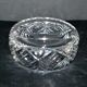 Saint-Louis bowl with whipped cream in cut crystal, signed.