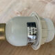 Beige and gilded ceramic lamp Robert de Schuytener