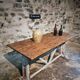 Antique French bistro/work table, circa 1920