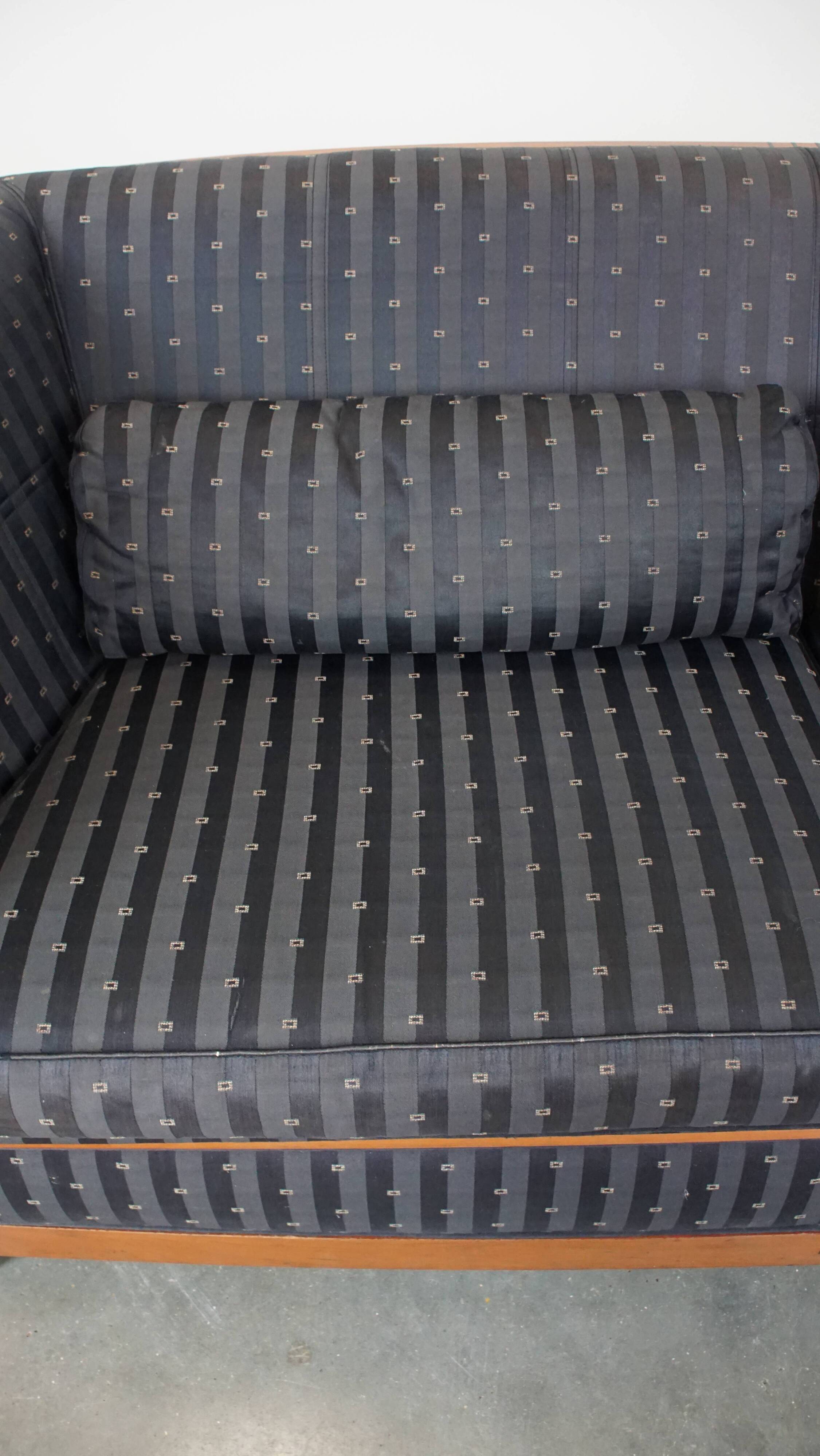 Schuitema Art Deco design 2.5 seater sofa with fabric upholstery