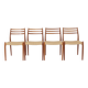 4 of 8 Niels Otto Møller Model 78 Dining Chairs | Danish Teak 1960s Vintage