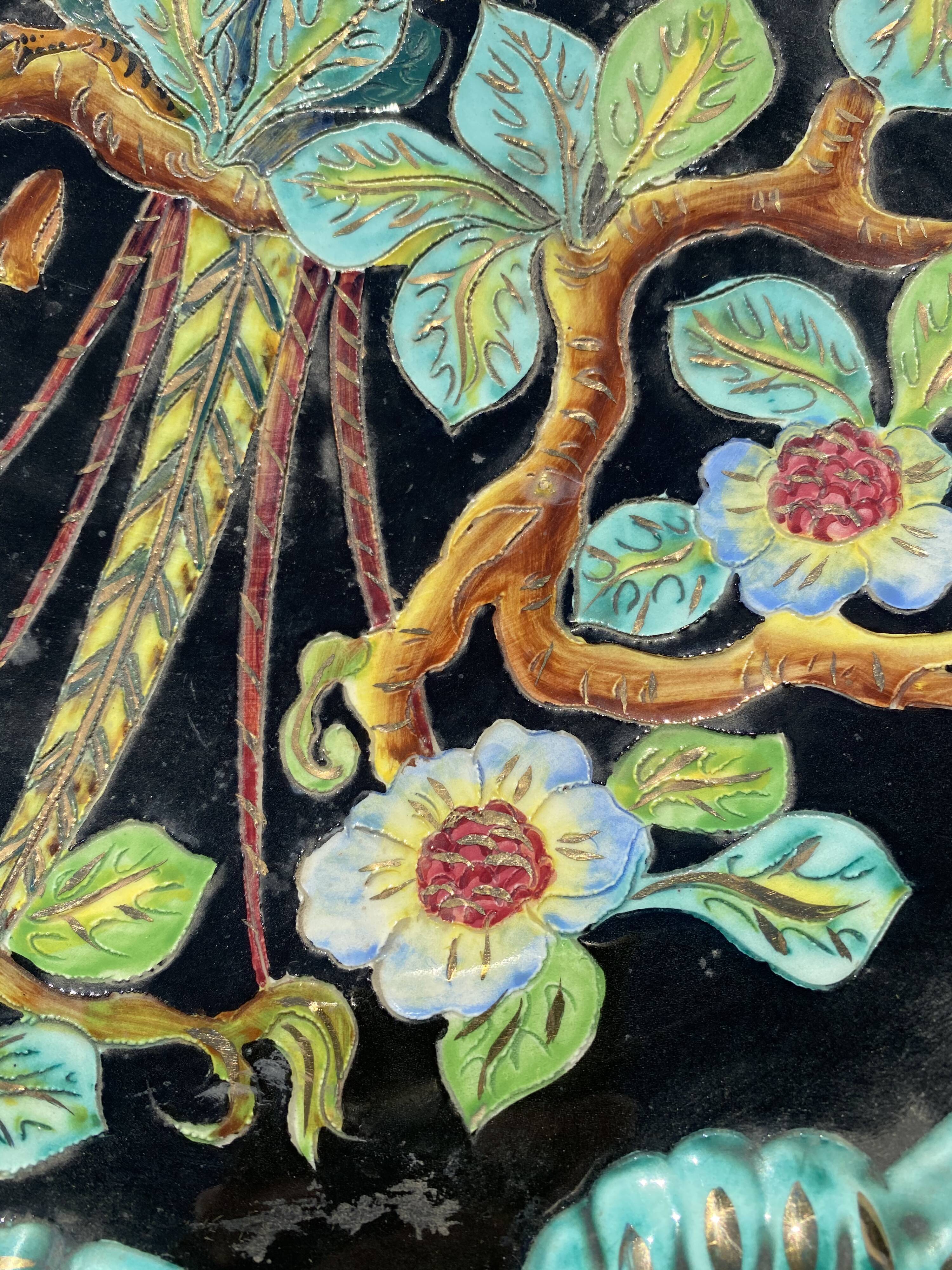 Vintage ceramic dish Monaco Cerart