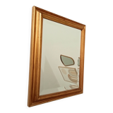 Vintage gold mirror beveled glass 47.5*37.5