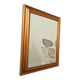 Miroir doré vintage à glace biseautée