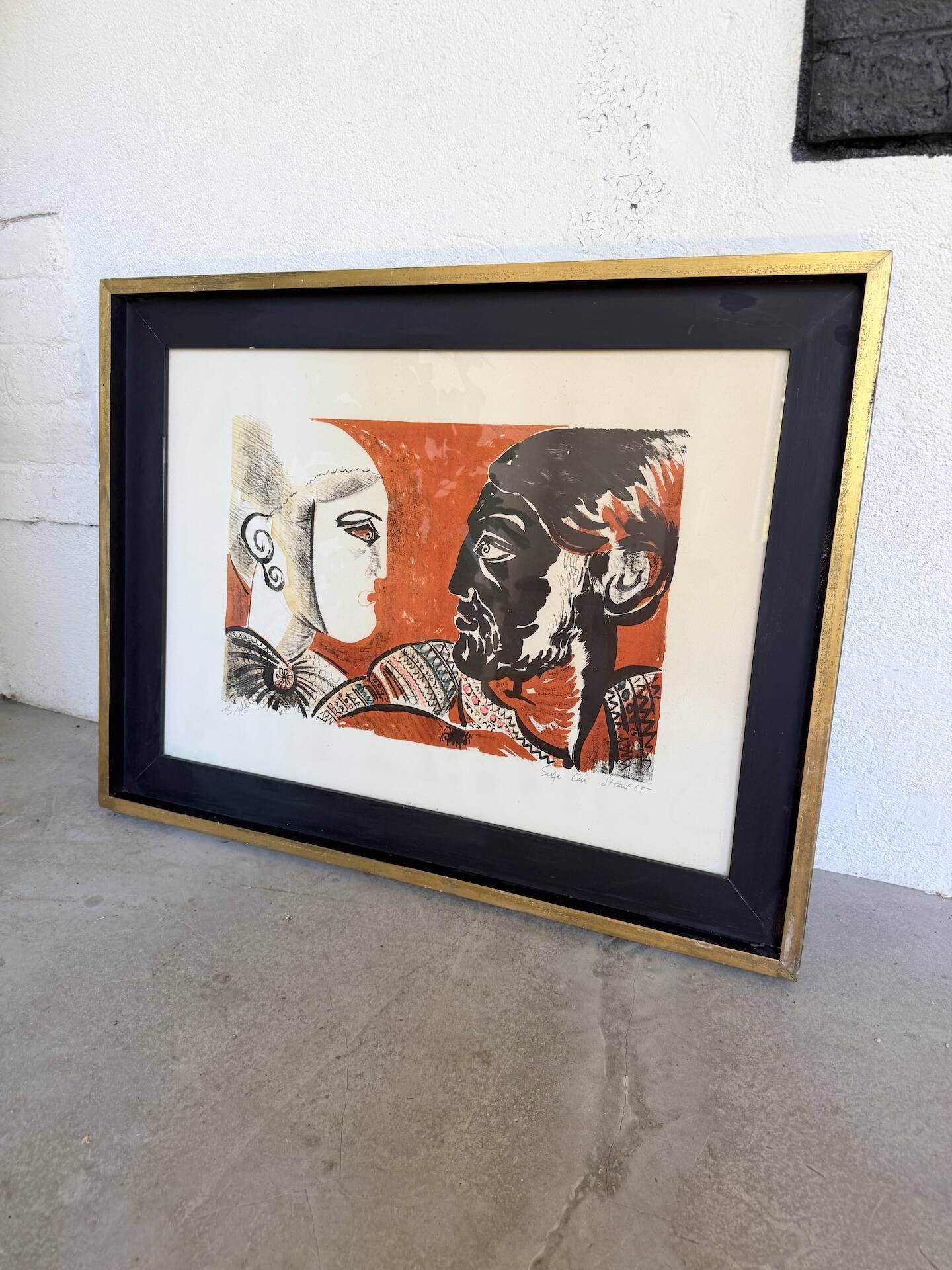 Print 1965 Saint Paul Suso Céri