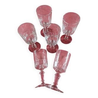 Antique Mirabeau style wine glasses
