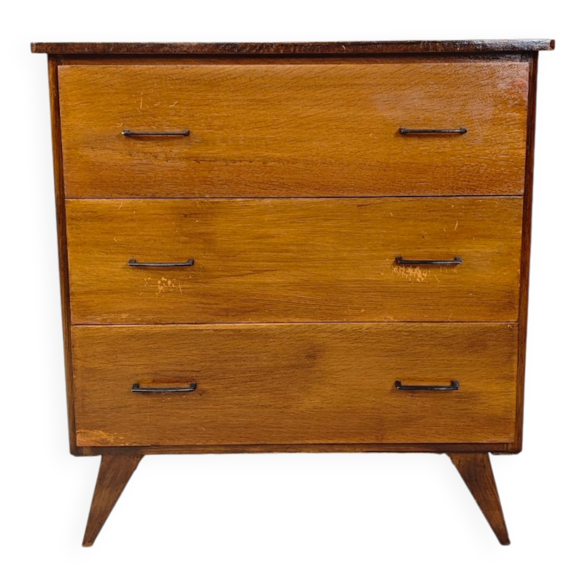 Commode vintage pieds compas