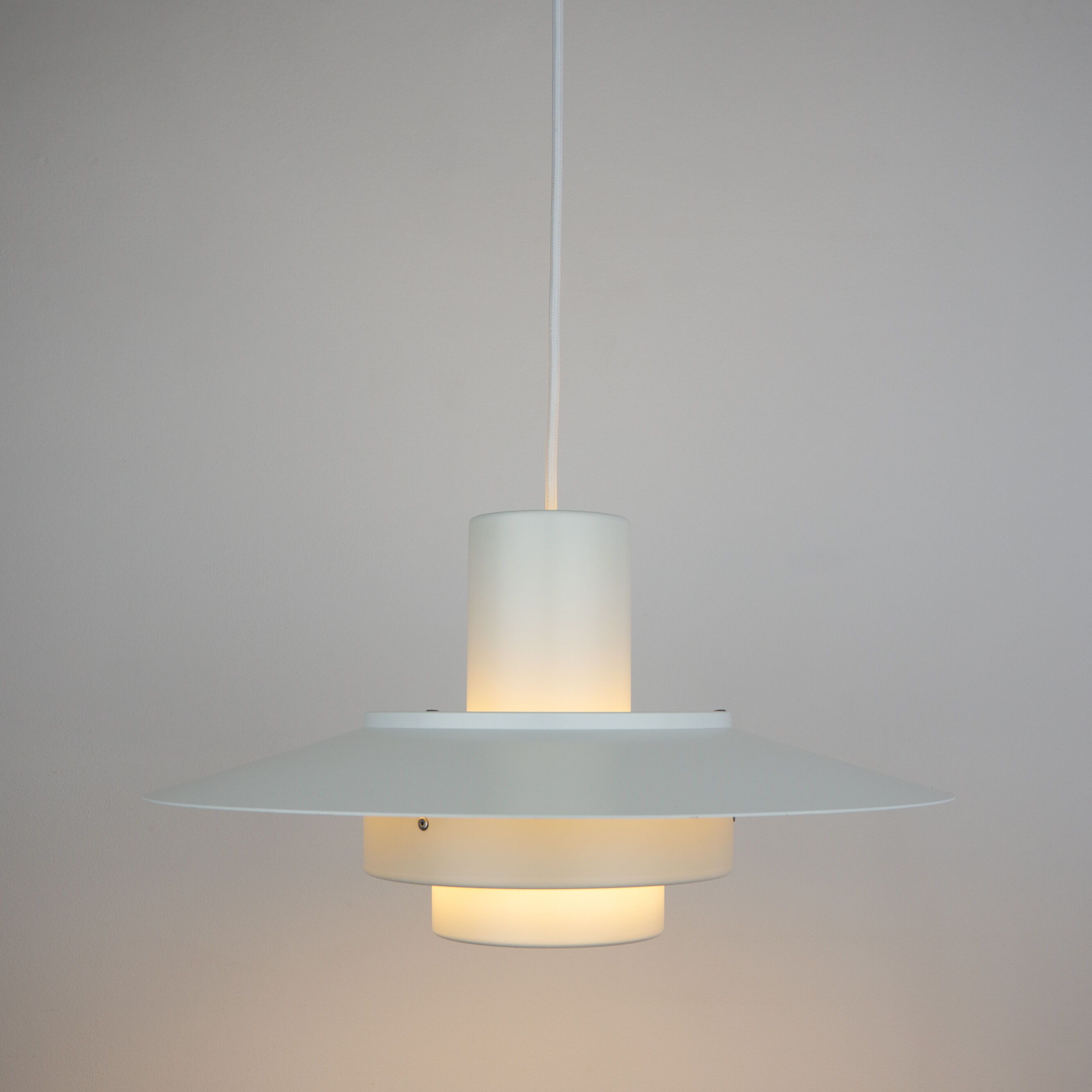 Pair of vintage Falcon lamps by Andreas Hansen, Fog og Mørup, 1968