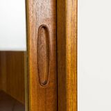 Danish Teak Cabinet with Glass Doors by Carlo Jensen for Hundevad & Co, 1960s