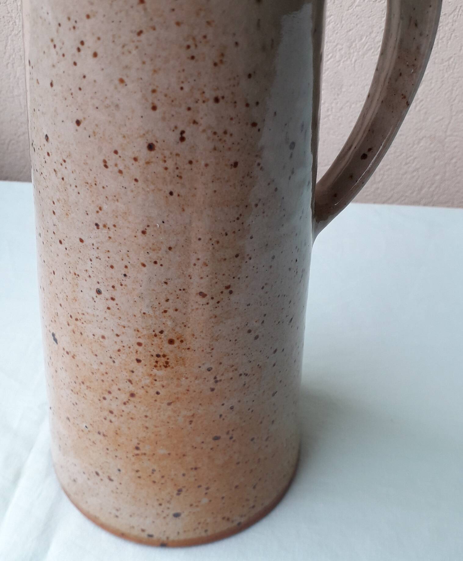 Pyrite stoneware pitcher