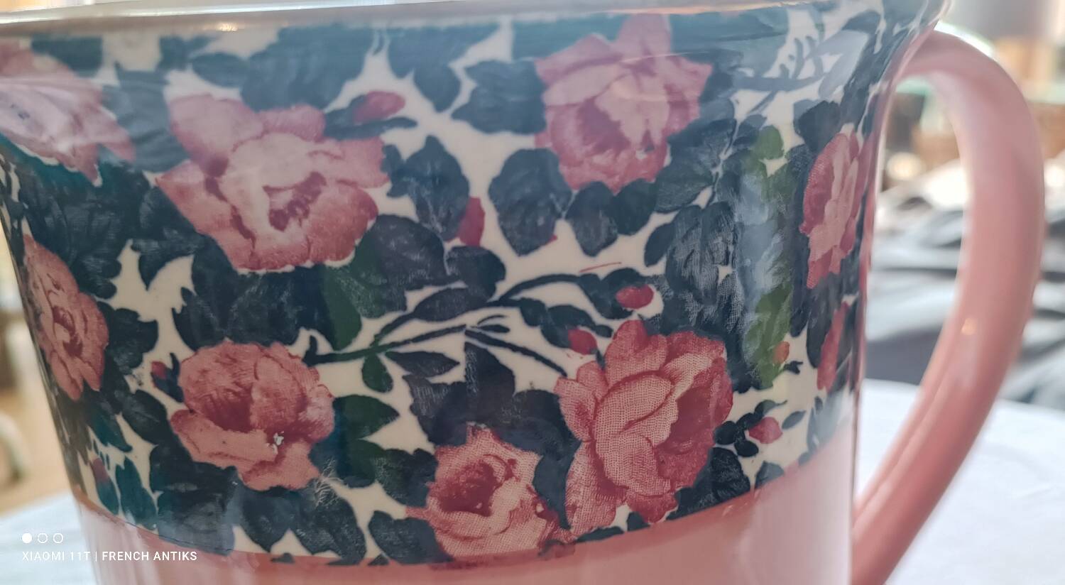 Antique ceramic water jug by W Bennett Hanley (1882-1922),