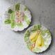 Pair of slipware plates made in Italy