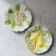 Pair of slipware plates made in Italy
