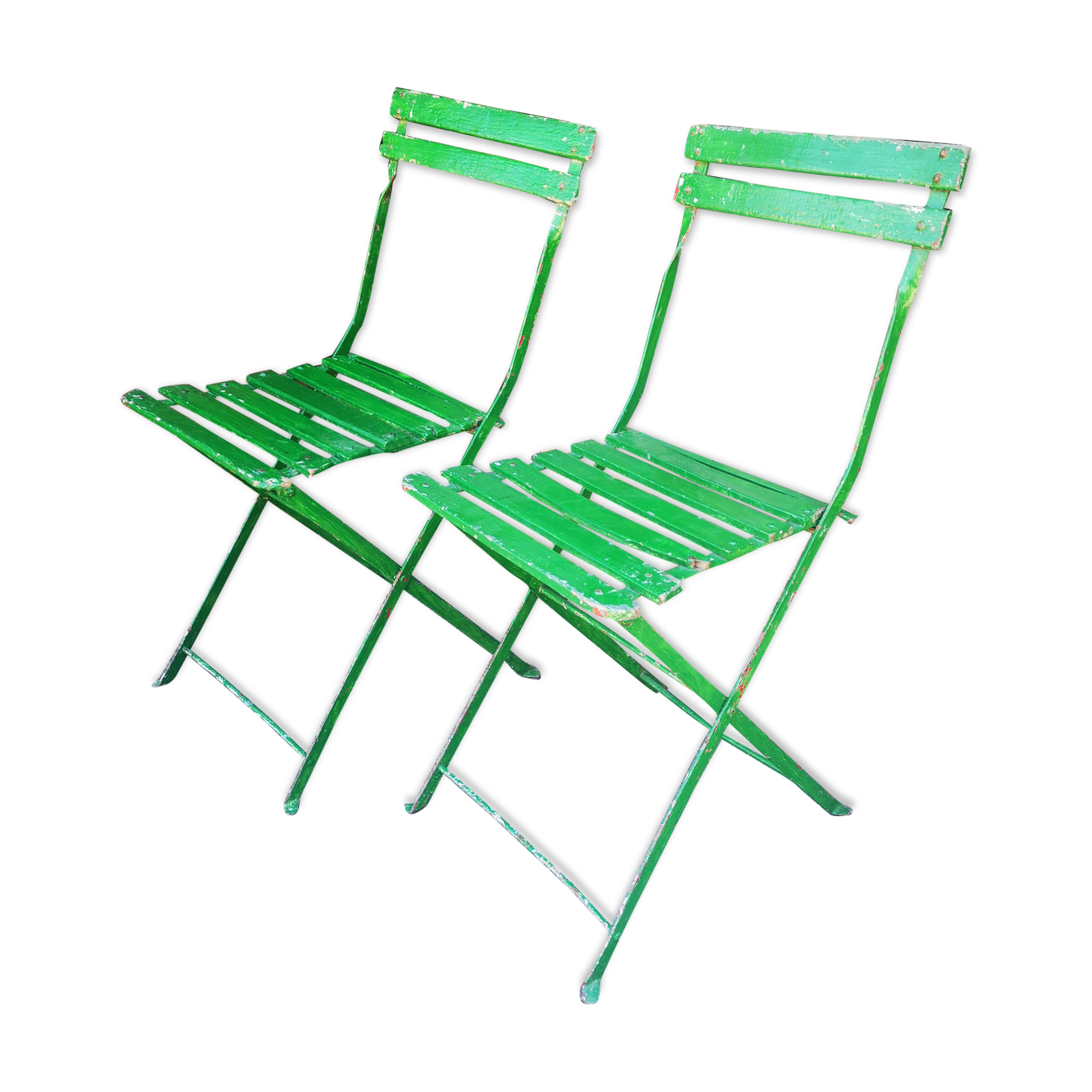 2 old garden chairs