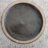 Vase vintage Scheurich poterie ouest-allemande LoRa Zig-Zag Fat Lava, 1970