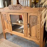 Art Deco sideboard in raw wood