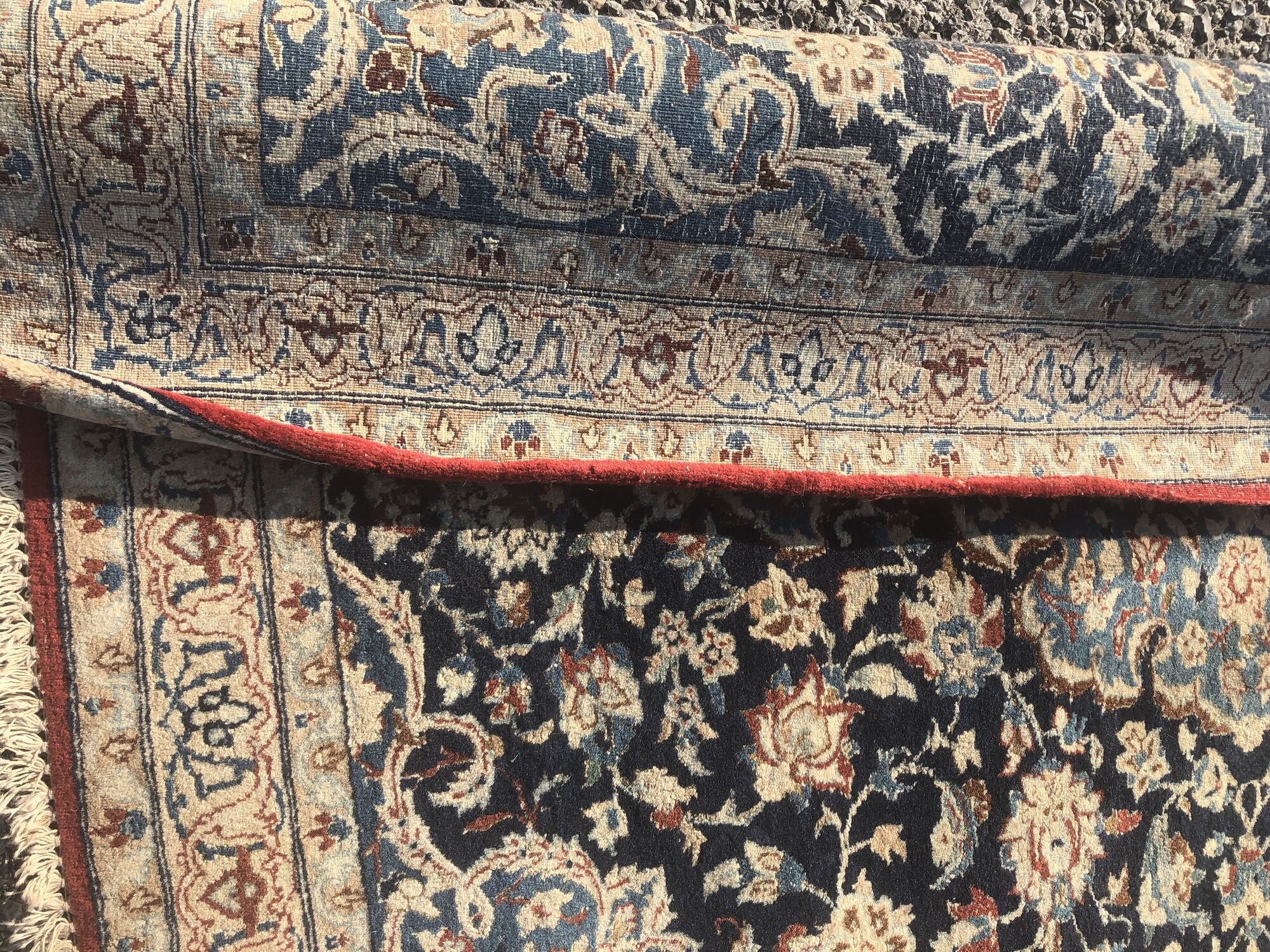 Oriental persian carpet iran nain tudeshk 80x120cm