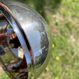 Silver metal apple box