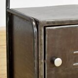 Set of iron nightstands, 1950s