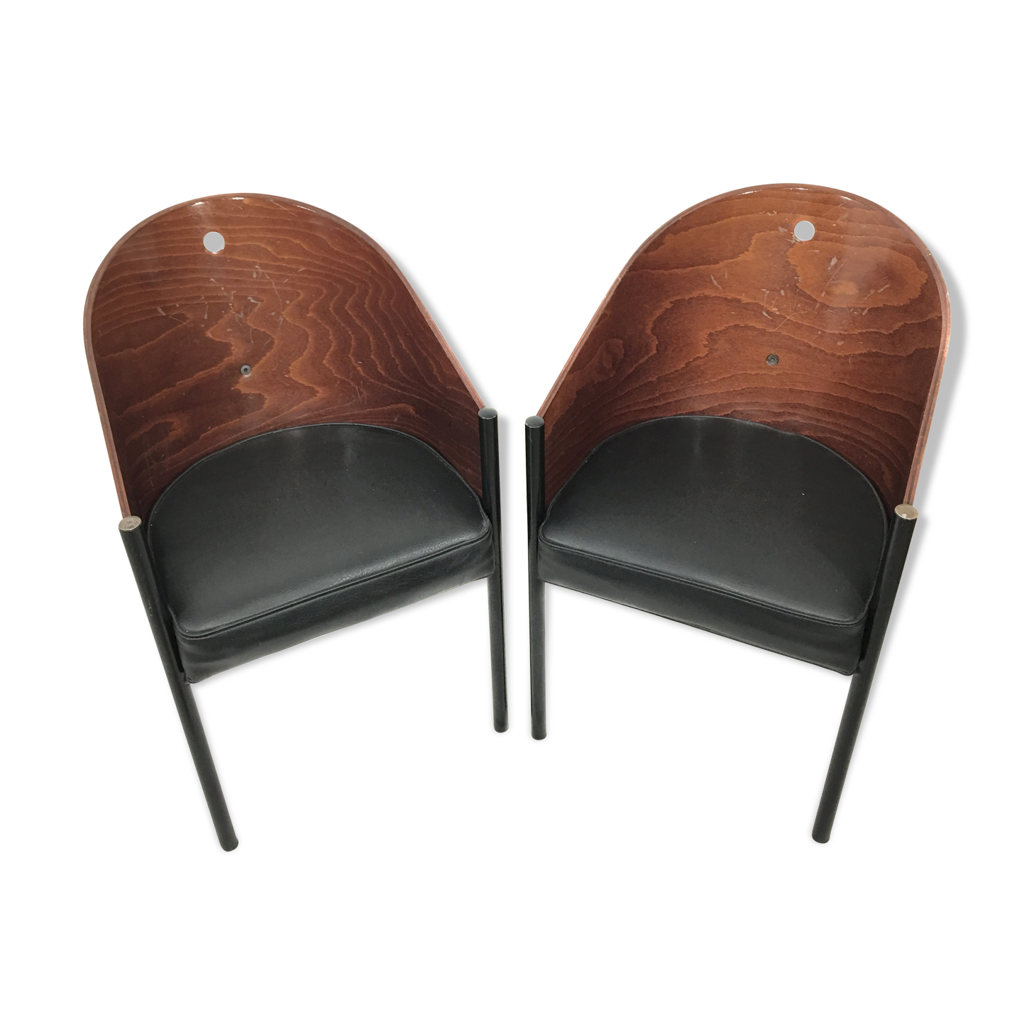 Costes of Philippe Starck chairs pair