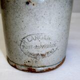 Bouteille ancienne grès vernissé Paul Langeron Pont des Vernes collection