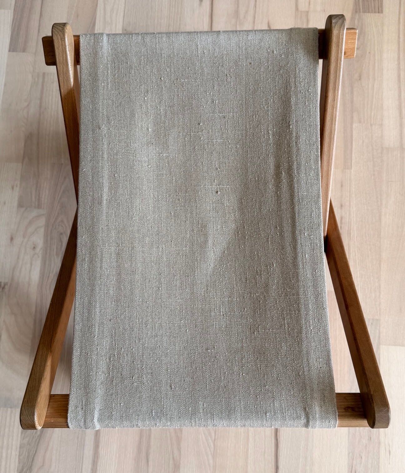 Authentic Børge Mogensen chaise longue (Model 50) with footrest – Danish M