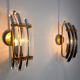 Pair of Venini wall lamps, Italy, 1970