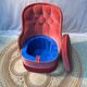 Velvet toad armchair