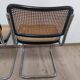 Trio de chaises par marcel breuer modele b 32