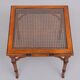 Faux Bamboo Cherry Wood sofa tables 1970s England