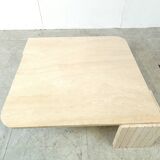 Travertine Coffee Table 1970s, Italy
