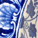 4 old Moustiers plates