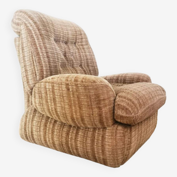 Fauteuil vintage en velours