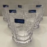 6 Sèvres crystal whisky glasses