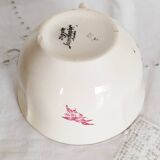 Digoin Sarreguemines pink tea/coffee cup