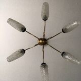 Vintage tulip pendant light