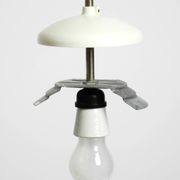 Beautiful large original Mid Century Bauhaus opal glass ceiling lamp