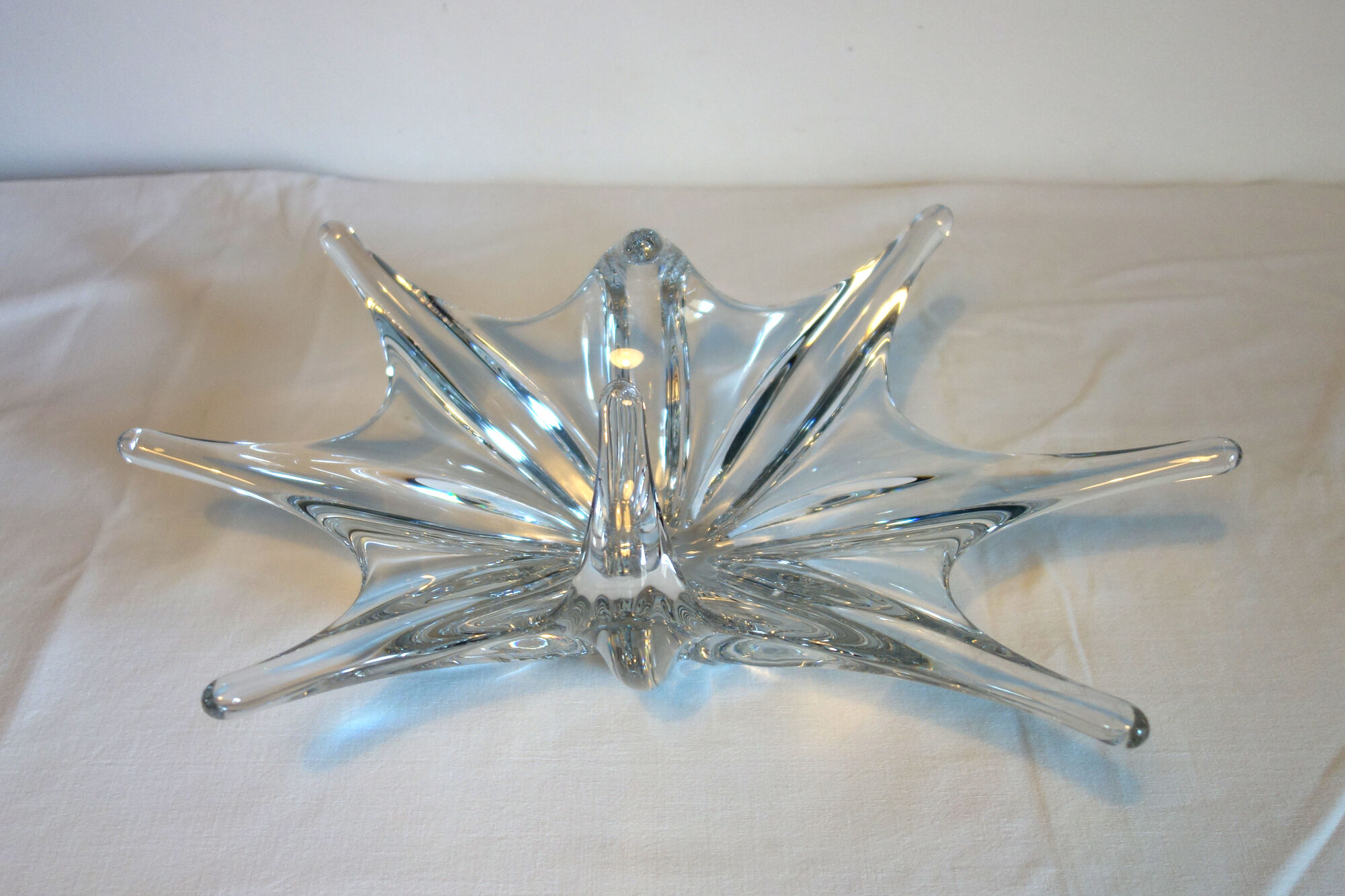 Old crystal fruit cup of Baccarat