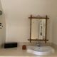 Bamboo wood mirror