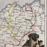 Carte ancienne Côtes du nord