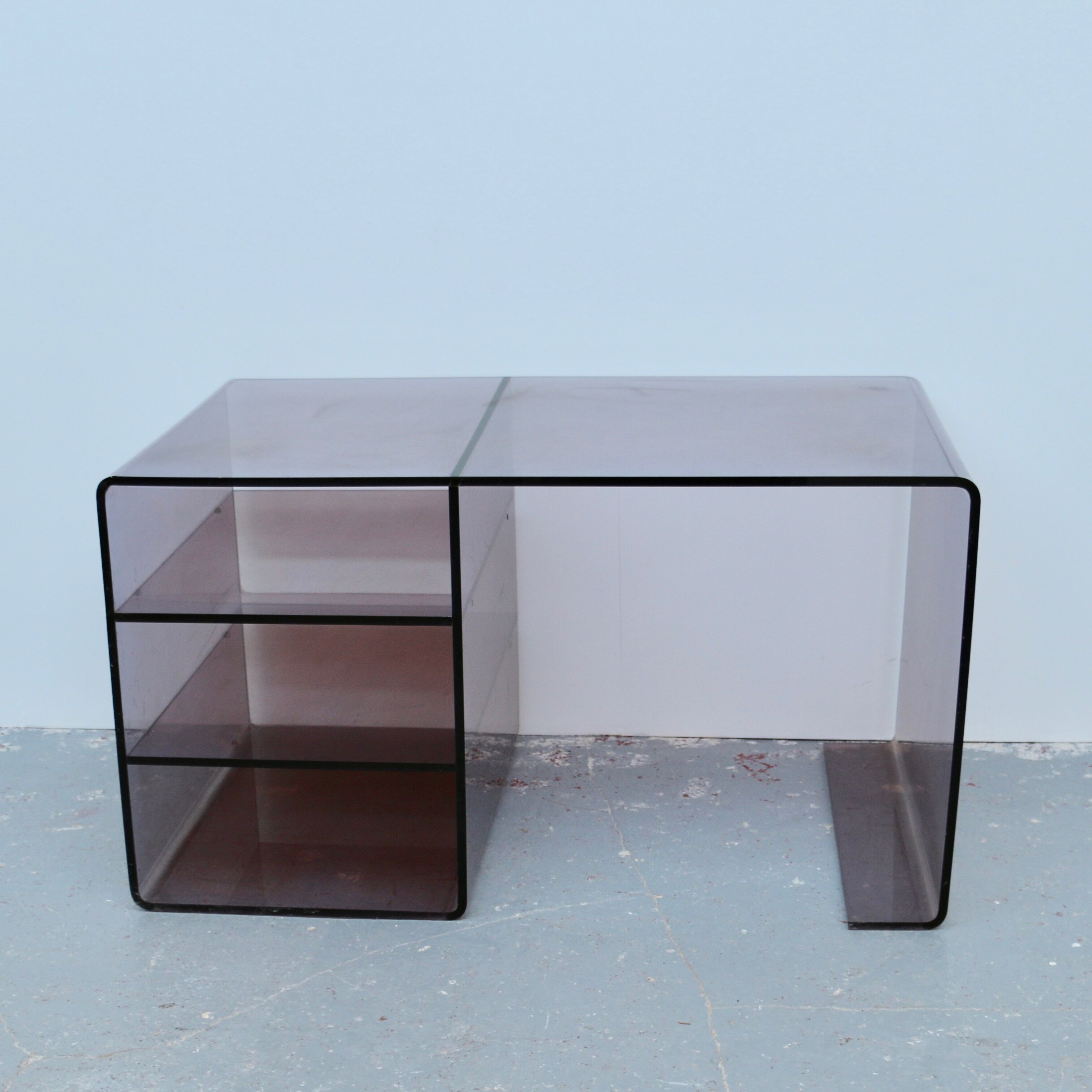 Plexiglass desk