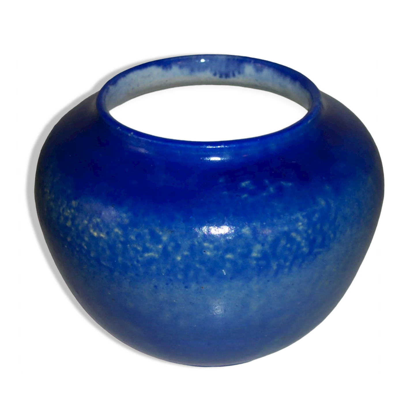 Art deco ball vase signed