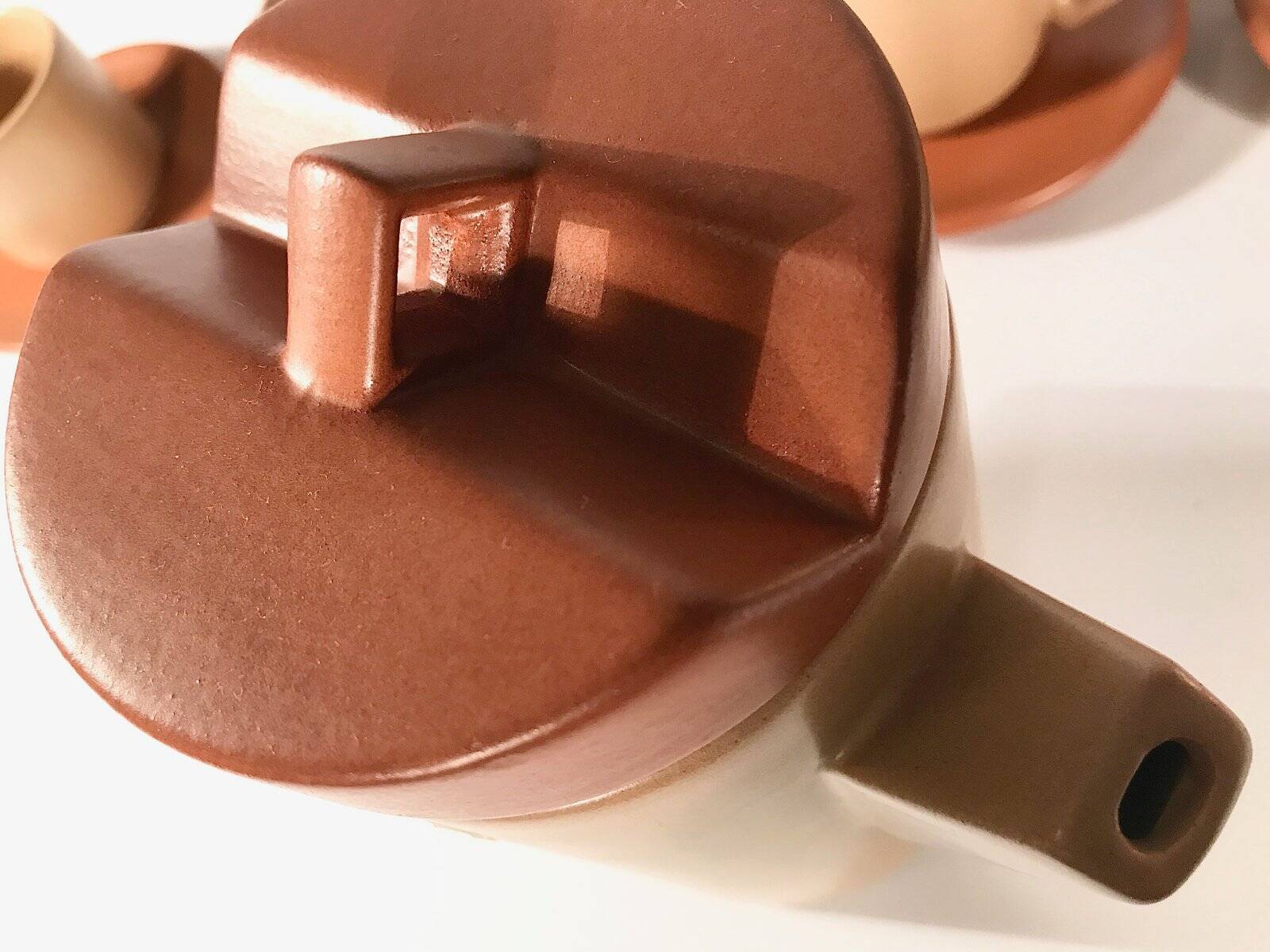 Italian ceramic coffee service set by Lusso Ceramic, 1976, Set of 13